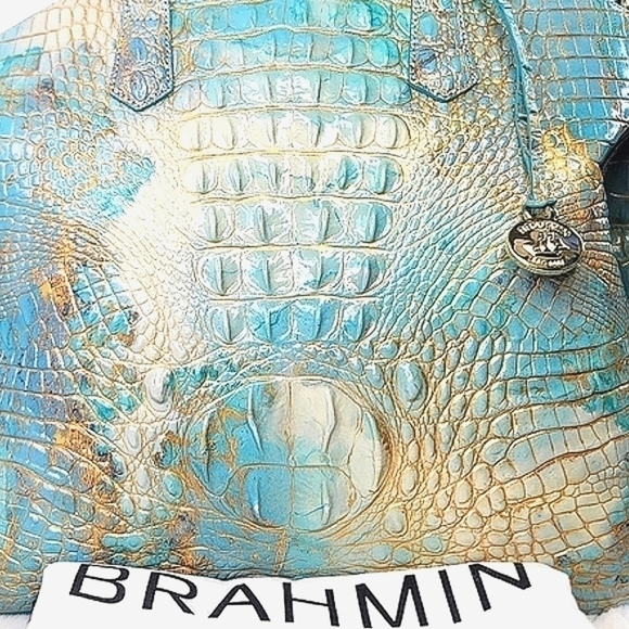 Brahmin Rare Melbourne Duxbury Satchel Purse Shoulder Bag NEW - Picture 4 of 8